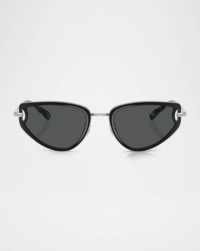 TY6115 Cat Eye Metal Sunglasses